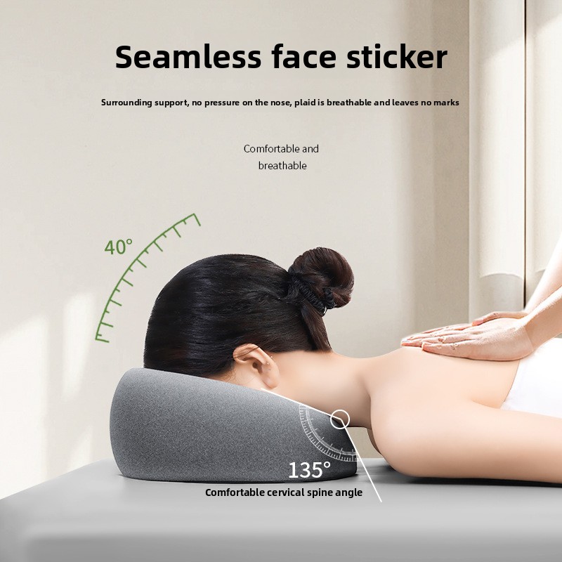 Memory Foam Face Cradle Pillow - Spa Massager ulasan dan harga