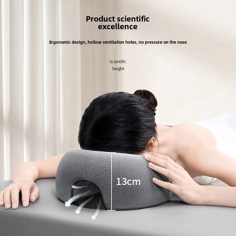 Memory Foam Face Cradle Pillow - Spa Massager ulasan dan harga
