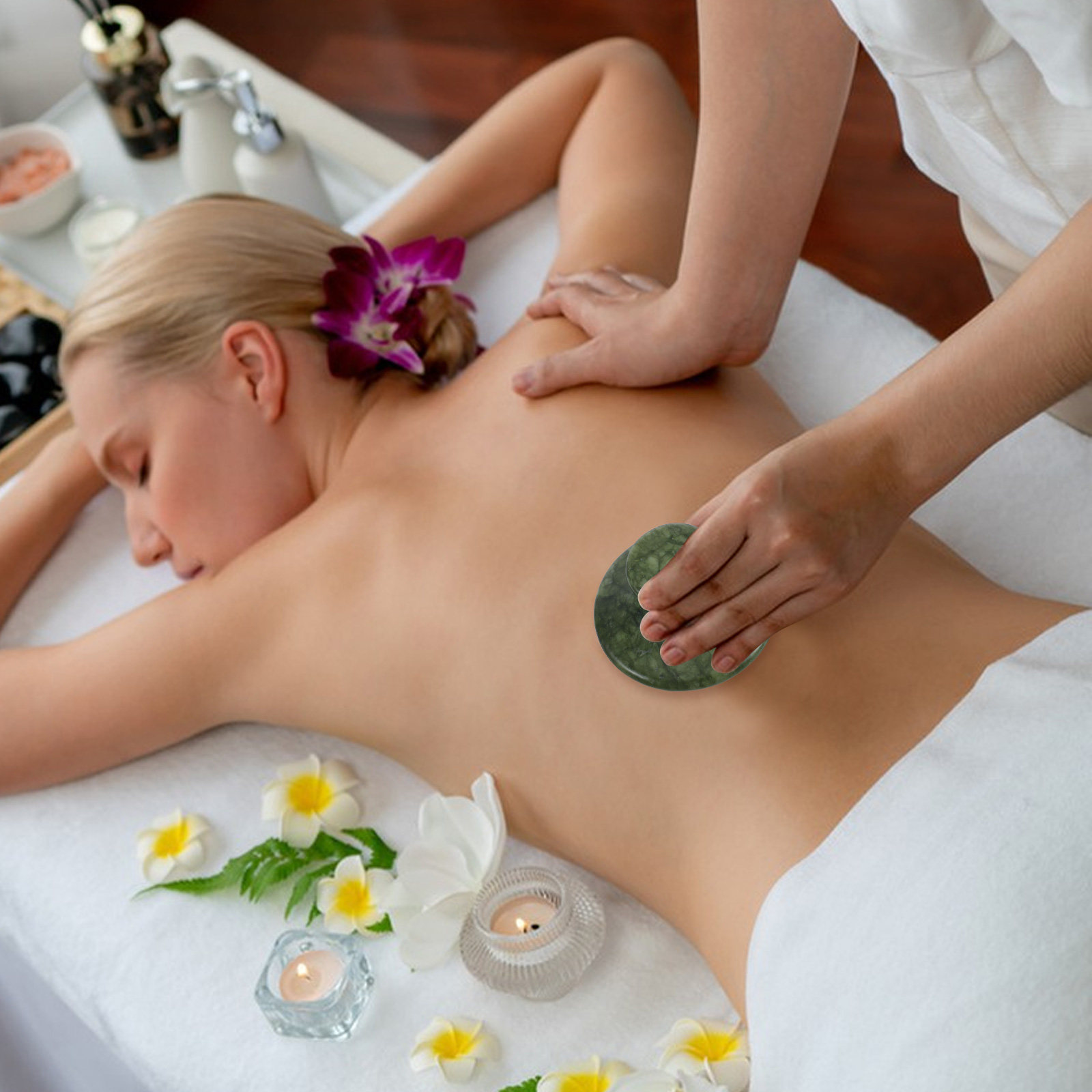Mushroom Gua Sha Massage Stone - Spa Massager ulasan dan harga