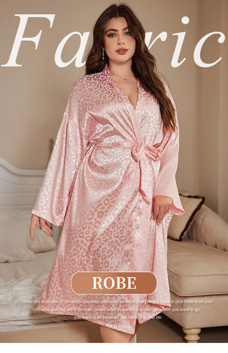 Plus Size Robe Pajama Women Sl - Bathrobe ulasan dan harga