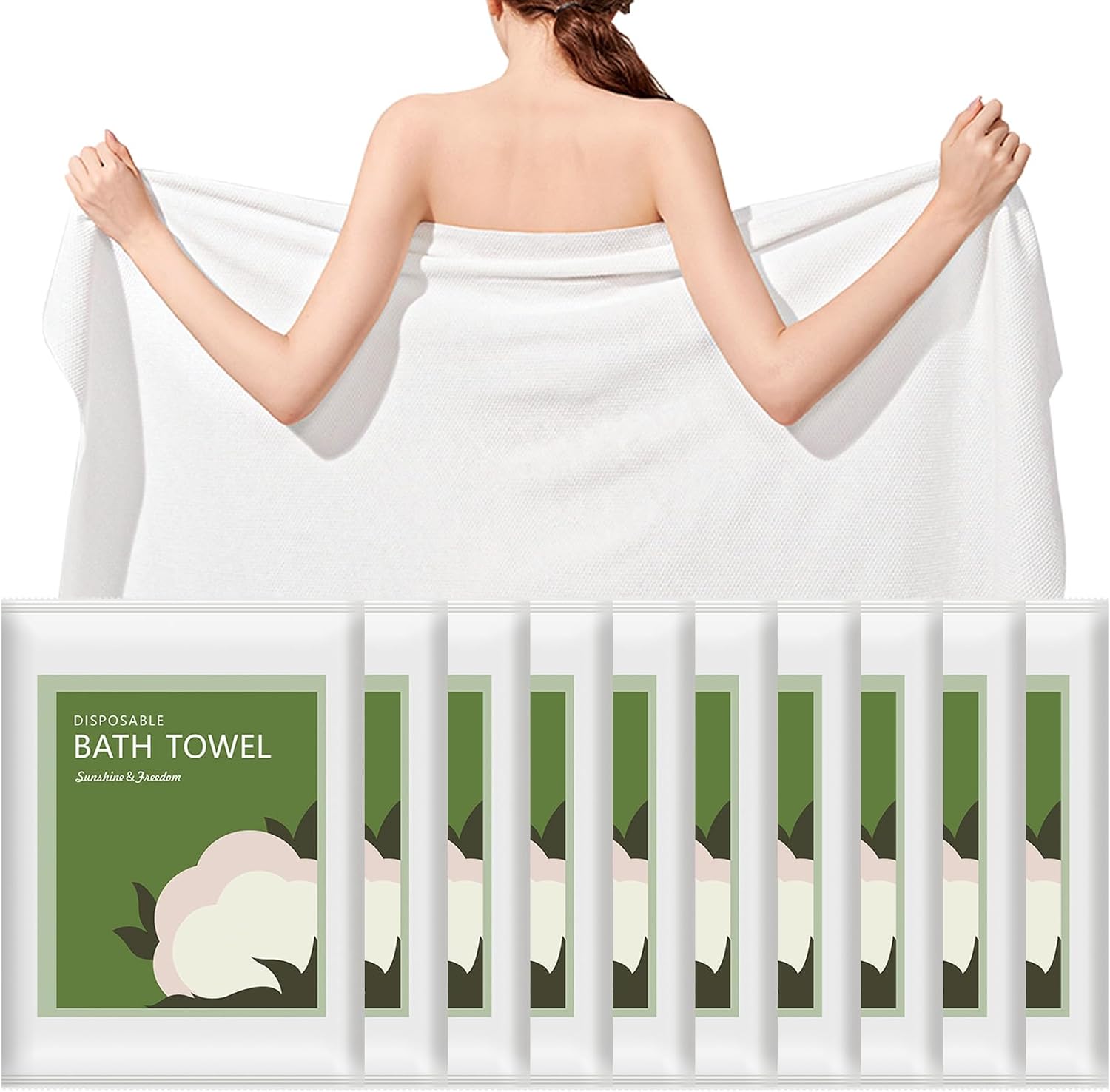 Disposable Bath Towels 10Pcs 5 - Spa Towel ulasan dan harga