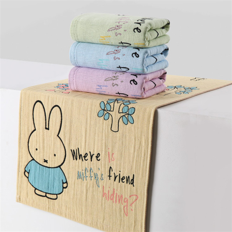 Miffy 100% Cotton Gauze Towel, - Spa Towel ulasan dan harga