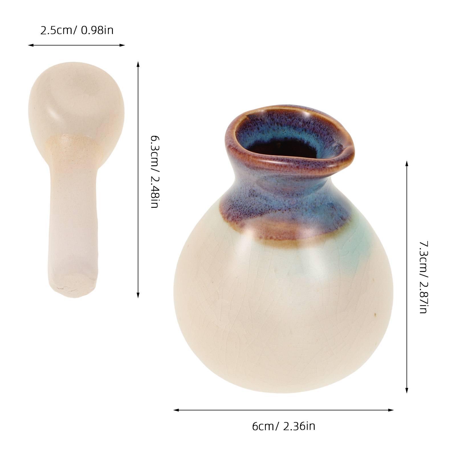 Ceramic Oil Dispenser Pourer E - Spa Massager ulasan dan harga