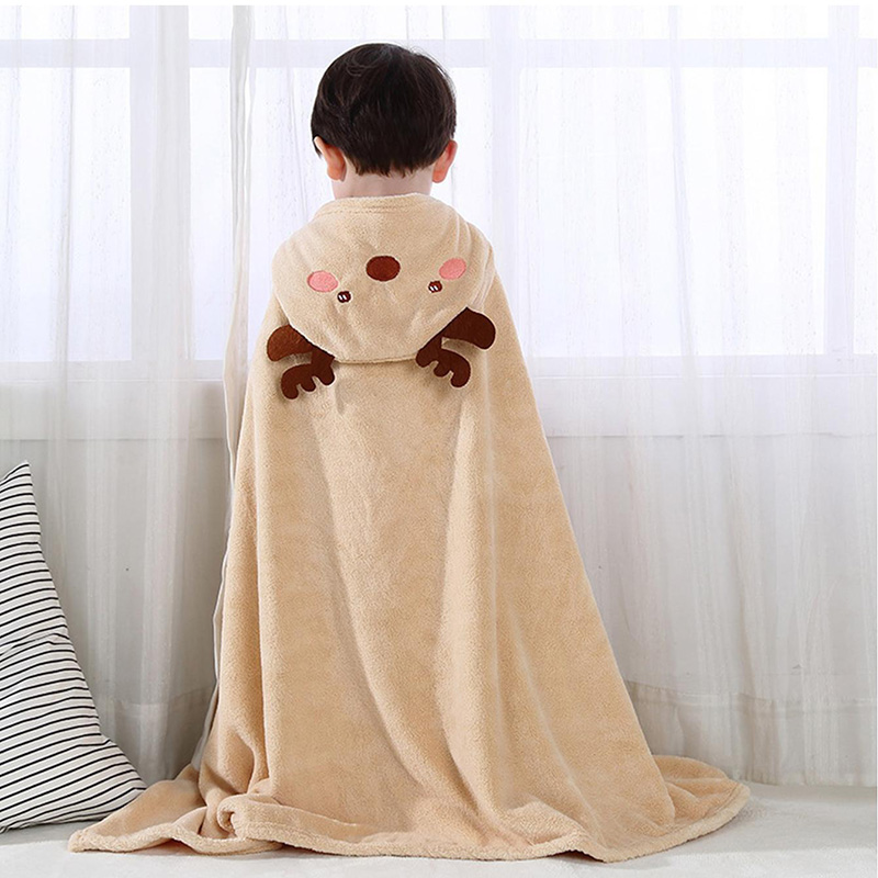 Coral fleece wearable blanket  - Spa Towel ulasan dan harga